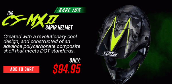 hjc, cs-mx 2 sapir helmet