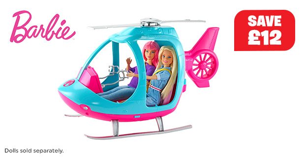 barbie helicopter smyths
