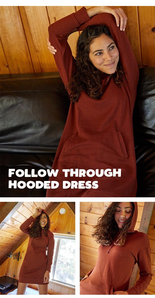 Shop Follow Through Hooded Dress