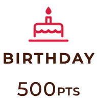 Have a birthday? 500 pts for you!