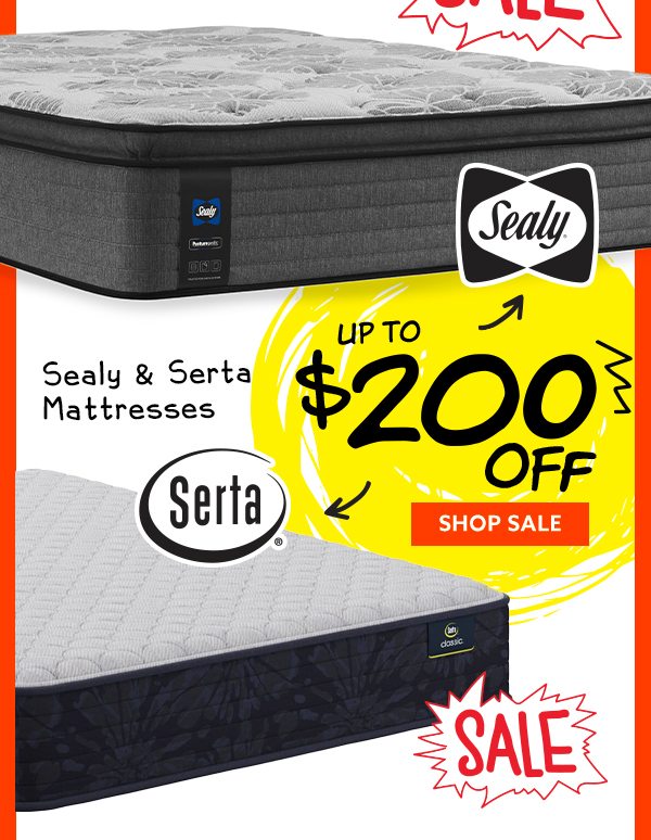 Sealy & Serta Mattresses