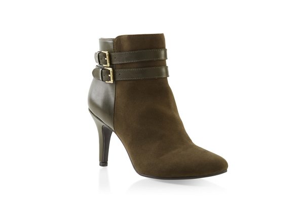 Two Buckle Pointed Toe Booties