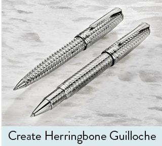 Shop True Writer Create Herringbone Guilloche Rollerball Pen