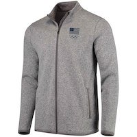 Team USA Gray Lima Full-Zip Sweatshirt