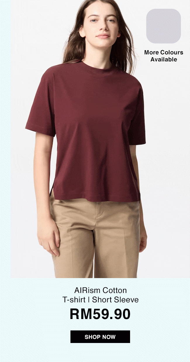 AIRism Cotton T-shirt | Short Sleeve