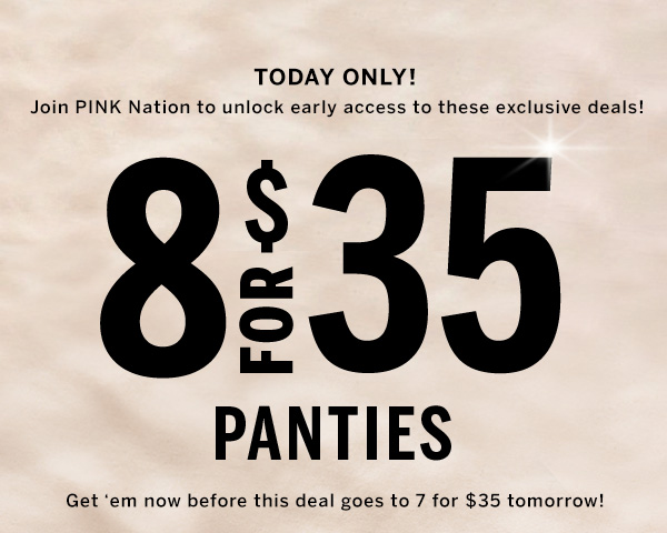 1 8 For $35 Panties PKCC