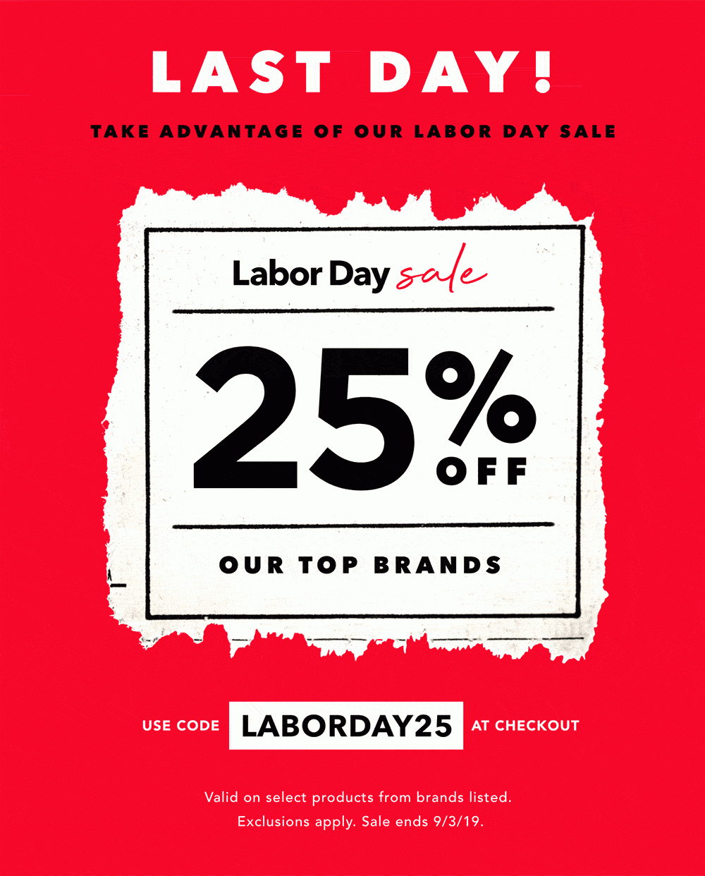 Hero - Last Day for 25% Off