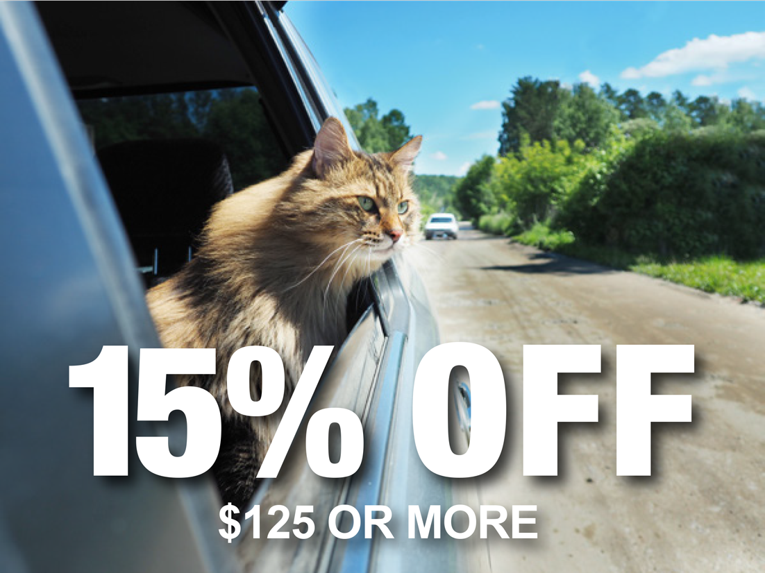 15% off $125 or more