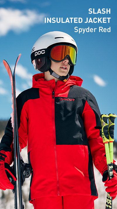 Slash Insulated Jacket - Spyder Red