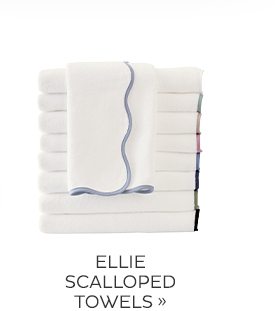 Ellie Scalloped Towels