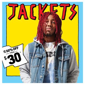 Jackets From $30