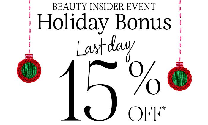 BI 15% Off Ends Today*