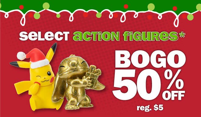 select action figures - bogo50%off