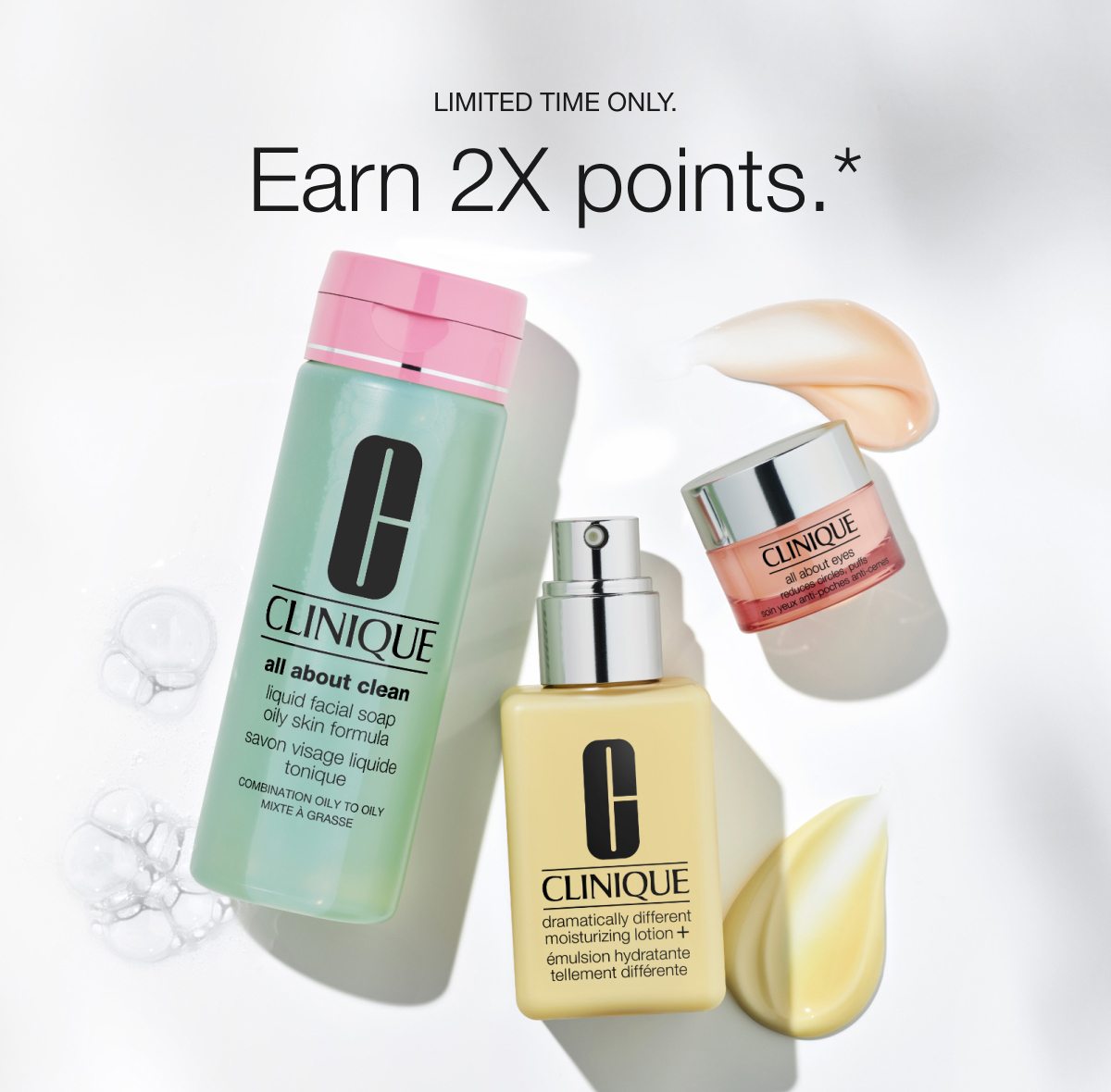 LIMITED TIME ONLY. Earn 2X points.*