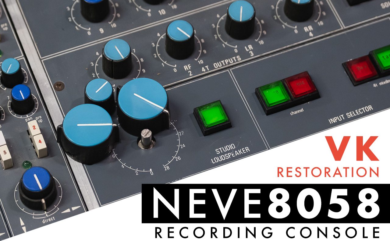 VK Restoration: Neve 8058 Recording Console