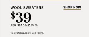 $39 Wool Sweaters