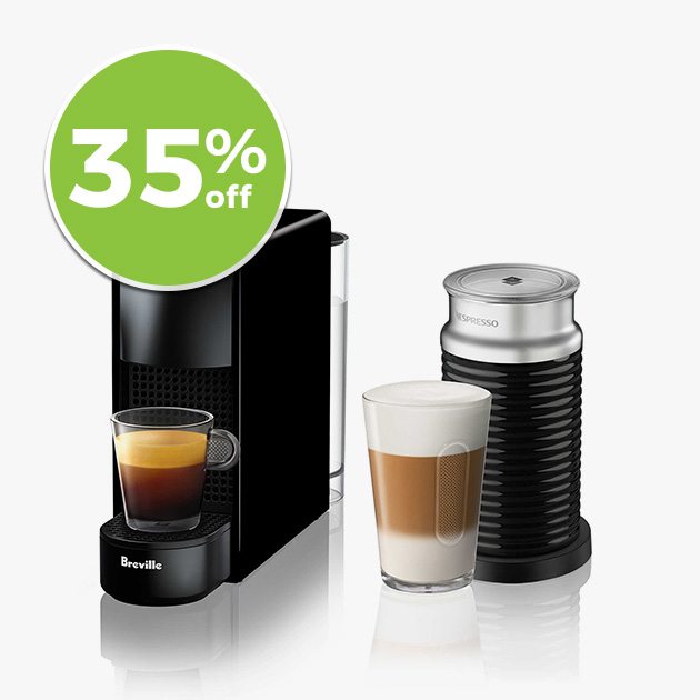 Nespresso® by Breville® Essenza Mini Espresso Maker with Aeroccino Frother