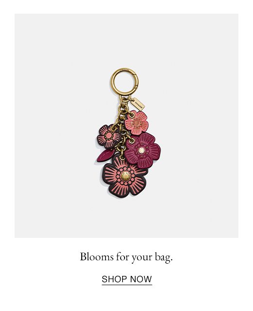 Blooms for your bag. SHOP NOW