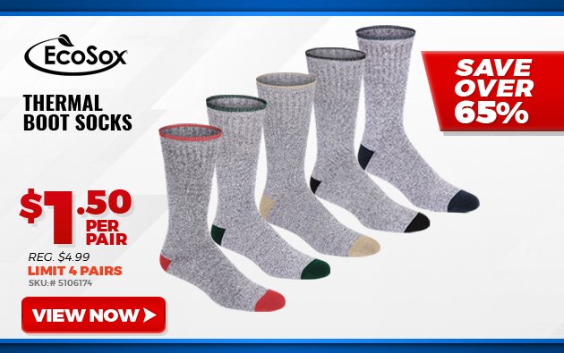 ECOSOX THERMAL BOOT SOCKS