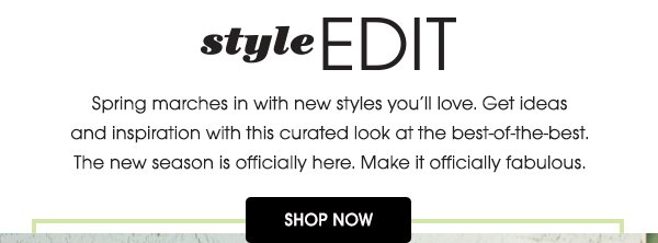 style EDIT | SHOP NOW