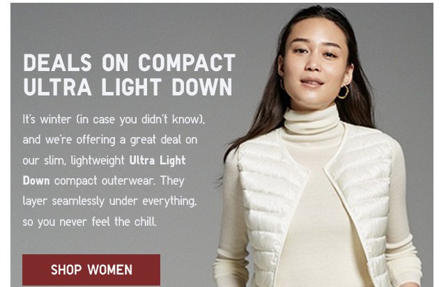 DEALS ON COMPACT ULTRA LIGHT DOWN - SHOP WOMEN