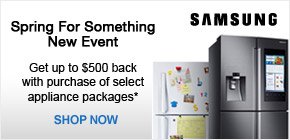 Samsung Spring For Something New Event - up to $500 back