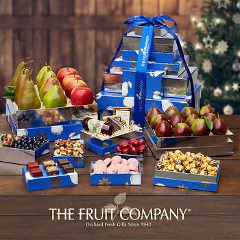 The Fruit Company Festive 9-Box Tower