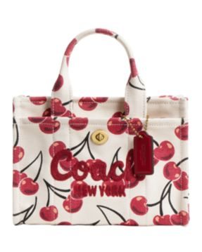 Cargo Tote Bag 20 with Cherry Print 