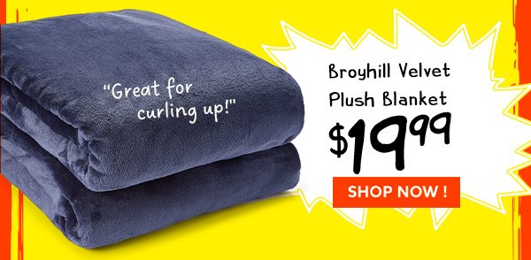 Broyhill Velvet Plush Blanket