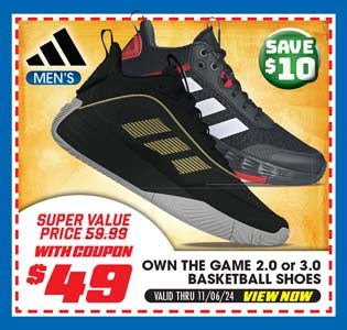 adidas Own the game 2.0 or 3.0 Men's Basketball Shoes