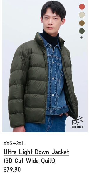 PDP10 - MEN ULTRA LIGHT DOWN JACKET (3D CUT WIDE QUILT)