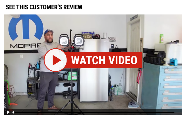 4500 Lumen Dual Head LED Work Light - Video
