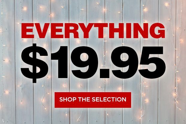 Everything in this selection is $19.95!