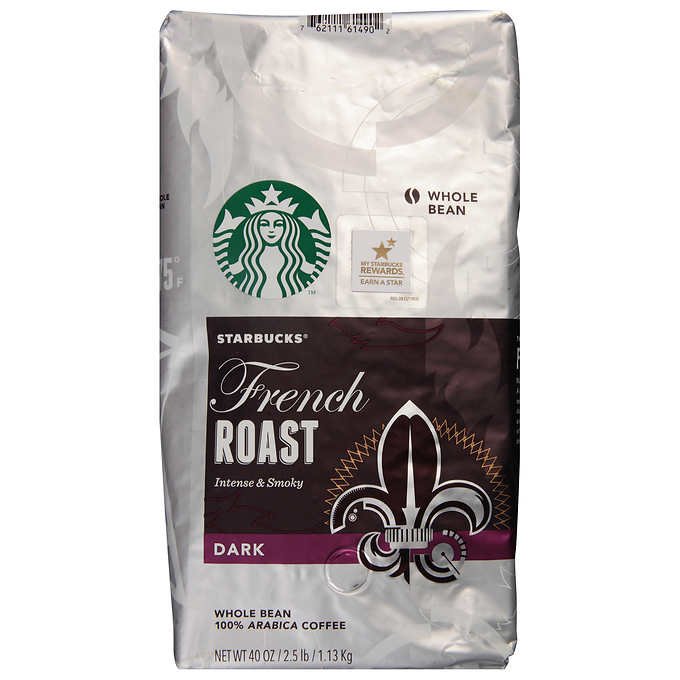 Starbucks French Roast Whole Bean Coffee, 2.5 Lbs.