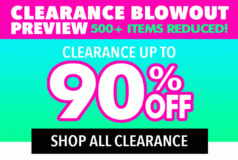 Clearance Blowout Preview - Up to 90% Off 