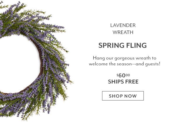 Lavender Wreath