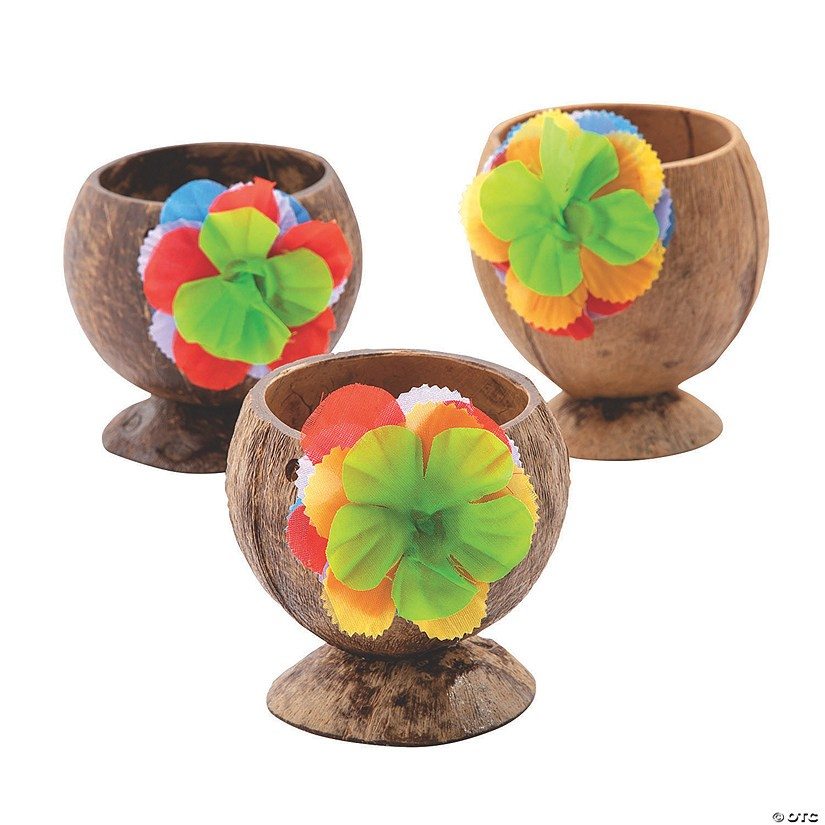 Coconut Cups with Flower