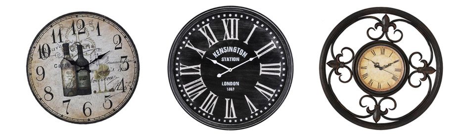 wall clocks under $50