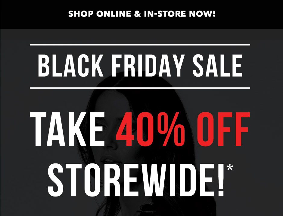 BLACK FRIDAY - Take 40% off storewide!