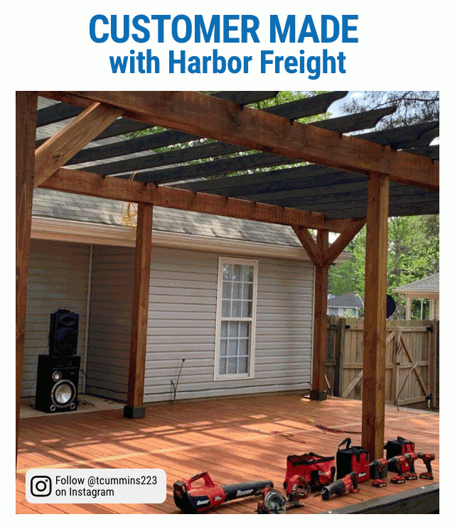 Customer Made With Harbor Freight