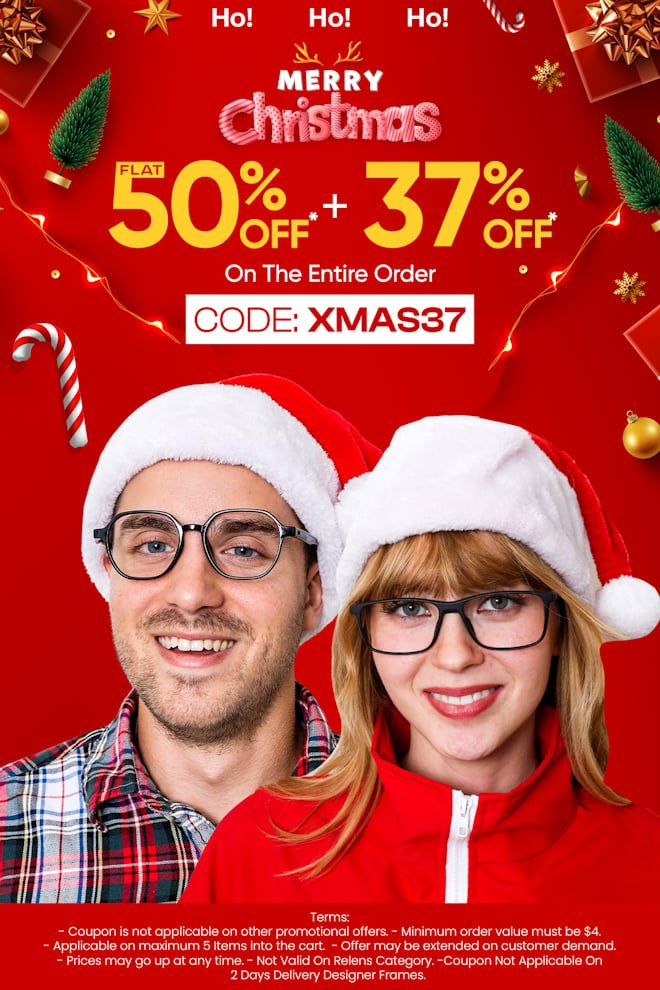 FLAT 50% + 37% EXCLUSIVE DISCOUNT On The Entire Order CODE: XMAS37