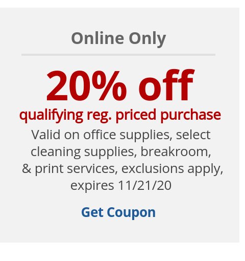 General Office Depot Offer