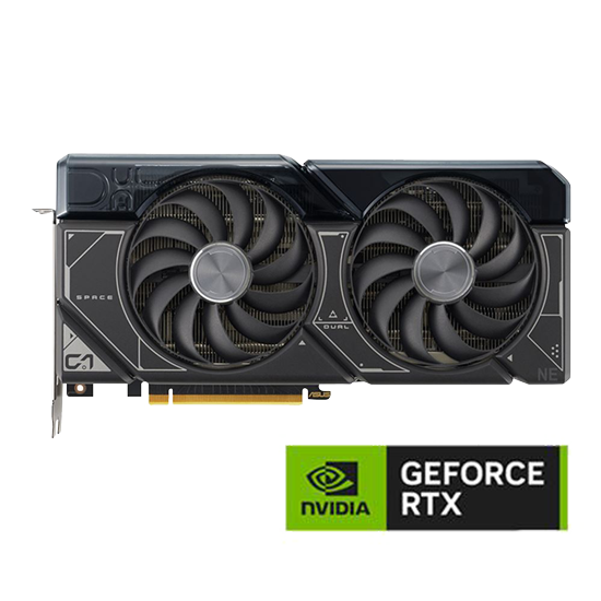 ASUS NVIDIA GeForce RTX 4070 Super Dual EVO Overclocked Dual Fan 12GB GDDR6X PCIe 4.0 Graphics Card