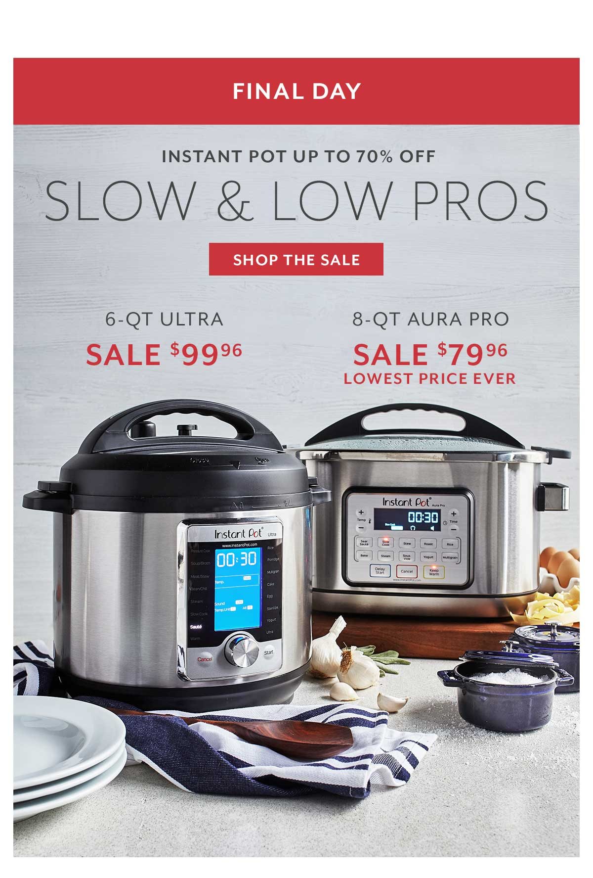 Instant Pot Up to 70% Off