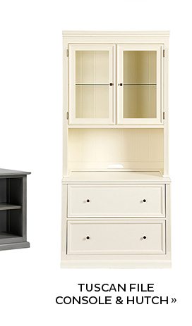 Tuscan File Console & Hutch