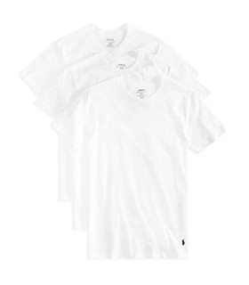 Polo Ralph Lauren Slim Fit Crewneck Undershirt, Pack of 3