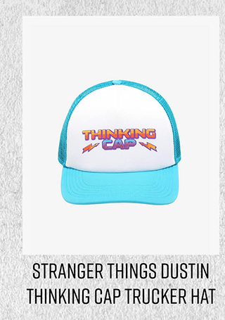 Stranger Things Dustin Thinking Cap Trucker Hat