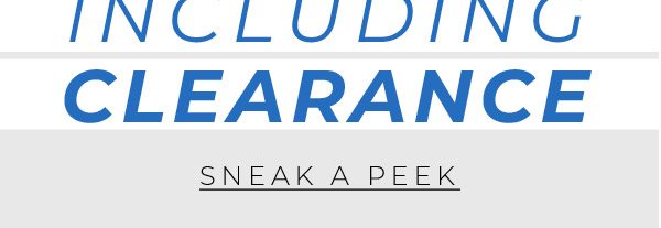 Shop Clearance Sneak Peak