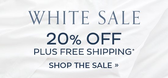 White Sale Banner