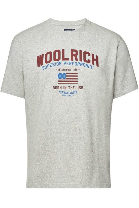 Printed Cotton T-Shirt | WOOLRICH